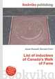 List of inductees of Canada