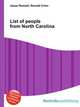 List of people from North Carolina, Jesse Russell,Ronald Cohn 