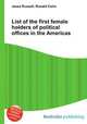 List of the first female holders of political offices in the Americas, Jesse Russell,Ronald Cohn 