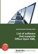 List of software that supports Office Open XML, Jesse Russell,Ronald Cohn 