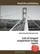 List of longest suspension bridge spans, Jesse Russell,Ronald Cohn 