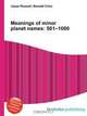Meanings of minor planet names: 501–1000, Jesse Russell,Ronald Cohn 
