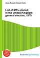 List of MPs elected in the United Kingdom general election, 1970, Jesse Russell,Ronald Cohn 