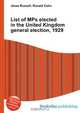 List of MPs elected in the United Kingdom general election, 1929, Jesse Russell,Ronald Cohn 
