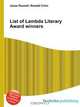 List of Lambda Literary Award winners, Jesse Russell,Ronald Cohn 