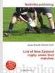 List of New Zealand rugby union Test matches, Jesse Russell,Ronald Cohn 