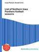List of Northern Iowa Panthers football seasons, Jesse Russell,Ronald Cohn 