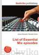 List of Essential Mix episodes, Jesse Russell,Ronald Cohn 