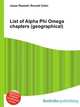 List of Alpha Phi Omega chapters (geographical), Jesse Russell,Ronald Cohn 