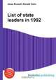 List of state leaders in 1992, Jesse Russell,Ronald Cohn 