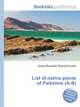 List of native plants of Palestine (A-B), Jesse Russell,Ronald Cohn 