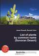 List of plants by common name (Sonoran Desert), Jesse Russell,Ronald Cohn 