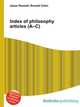 Index of philosophy articles (A–C), Jesse Russell,Ronald Cohn 