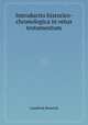 Introductio historico-chronologica in vetus testamentum, Landfried Heinrich 