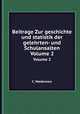 Beitrage Zur geschichte und statistik der gelehrten- und Schulansalten. Volume 2, C. Waldemars 