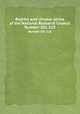 Reprint and circular series of the National Research Council. Number 101-110, 