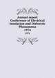 Annual report Conference of Electrical Insulation and Dielectric Phenomena. 1974, 