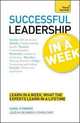 Successful Leadership in a Week, O'Connor Carol 