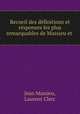 Recueil des dfinitions et rsponses les plus remarquables de Massieu et ., Jean Massieu, Laurent Clerc 