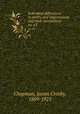 Individual differences in ability and improvement and their correlations. no. 63, Chapman, James Crosby, 1889-1925 