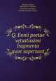 Q. Ennii poetae vetustissimi fragmenta quae supersunt, Quintus Ennius, Hieronymus Columna, Franciscus Hesselius, Gerardus Joannes Vossius 