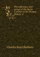 The inflections and syntax of the Morte d`Arthur of Sir Thomas Malory: a ., Charles Sears Baldwin 