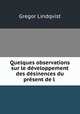 Quelques observations sur le dveloppement des dsinences du prsent de l ., Gregor Lindqvist 
