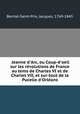 Jeanne d`Arc, ou Coup-d`oeil sur les revolutions de France au tems de Charles VI et de Charles VII, et sur-tout de la Pucelle d`Orleans, Berriat-Saint-Prix, Jacques, 1769-1845 
