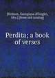 Perdita; a book of verses