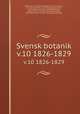 Svensk botanik. v.10 1826-1829, Johan Wilhelm Palmstruch 