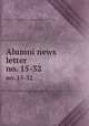Alumni news letter. no. 15-32, University of Illinois (Urbana-Champaign campus). Library School 