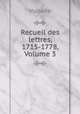 Recueil des lettres, 1715-1778, Volume 3, Voltaire 