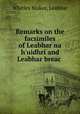 Remarks on the facsimiles of Leabhar na h