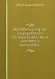 Rechtfertigung der angegriffenen Vorlesung des Herrn Hofraths v.Sonnenfels ., Wenzel August Wersack 