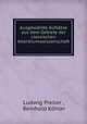 Ausgewahlte Aufsatze aus dem Gebiete der classischen Alterthumswissenschaft ., Ludwig Preller 