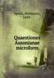 Quaestiones Ausonianae microform, Hermann Speck 