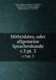 Mithridates, oder allgemeine Sprachenkunde. v.3:pt. 3, Johann Christoph Adelung 