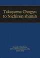 Takayama Chogyu to Nichiren shonin, 