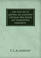 Les lois de la parole, ou examen critique des bases sur lesquelles reposent ., C.L. A. Letellier 