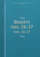 Boletin. nos. 26-27, 