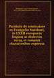 Parabola de seminatore ex Evangelio Matthaei, in LXXII europaeas linguas ac dialectos versa, et romanis characteribus expressa, Louis-Lucien Bonaparte 