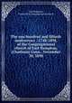 The one hundred and fiftieth anniversary : 1748-1898, of the Congregational church of East Hampton, (Chatham) Conn., November 30, 1898, East Hampton, Connecticut. Congregational church 