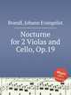 Nocturne for 2 Violas and Cello, Op.19, Brandl, Johann Evangelist 