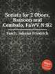 Sonata for 2 Oboes, Bassoon and Cembalo, FaWV N:B2, Fasch, Johann Friedrich 