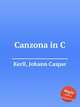 Canzona in C, Kerll, Johann Caspar 