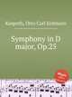 Symphony in D major, Op.25, 