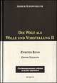 Die Welt als Wille und Vorstellung II. Том 2, Артур Шопенгауэр 