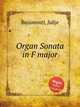 Organ Sonata in F major, Bajamonti, Julije 
