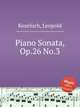 Piano Sonata, Op.26 No.3, Kozeluch, Leopold 