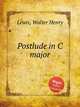 Postlude in C major, Lewis, Walter Henry 